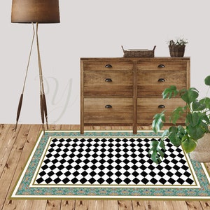 Vinyl Mat .geometric Pattern.art Mat. Geometric Mat. Carpet for Home ...