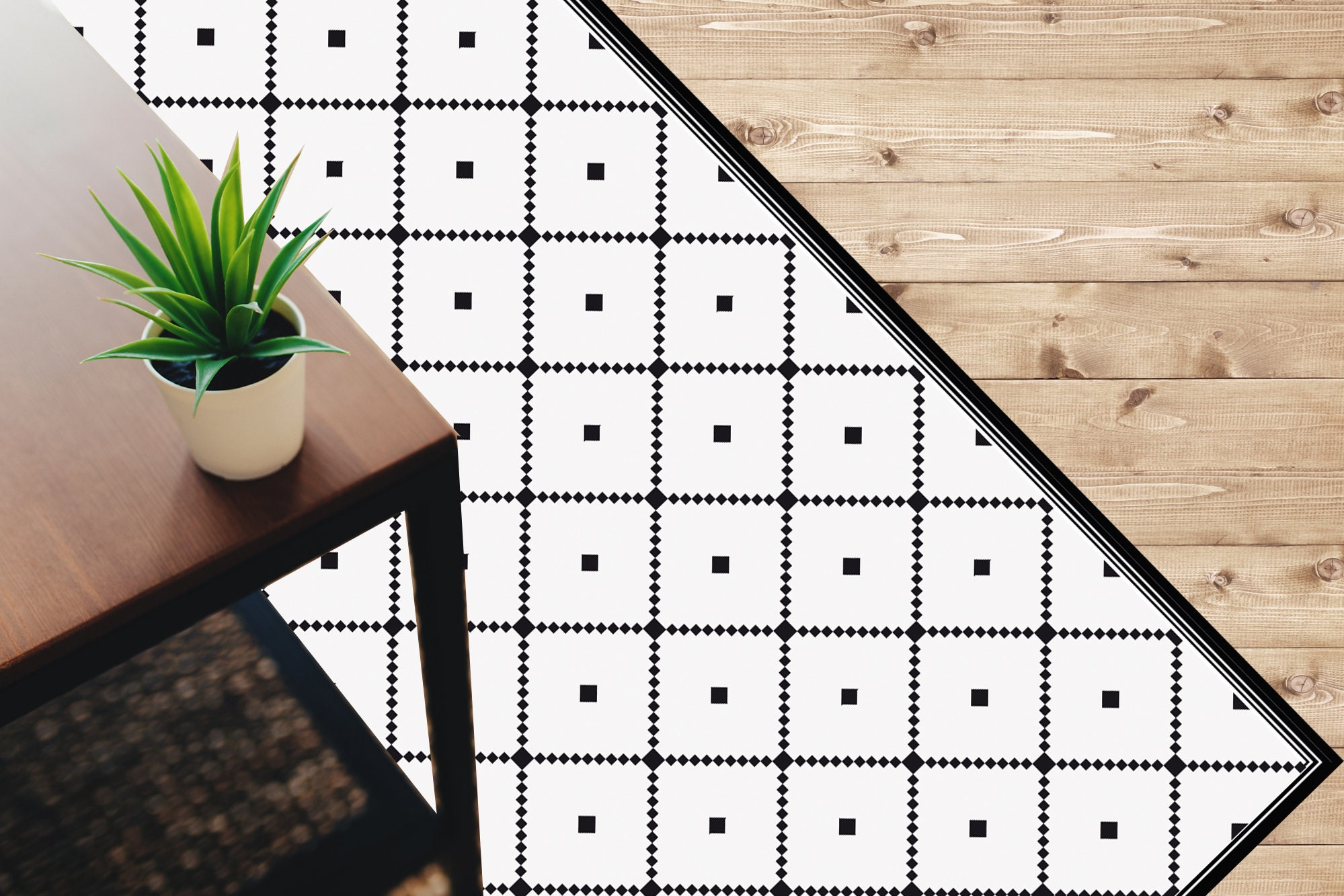 Vinyl Mat. Vinyl Mat .runner Vinyl Floor . PVC Rug. Geometric Etsy Israel