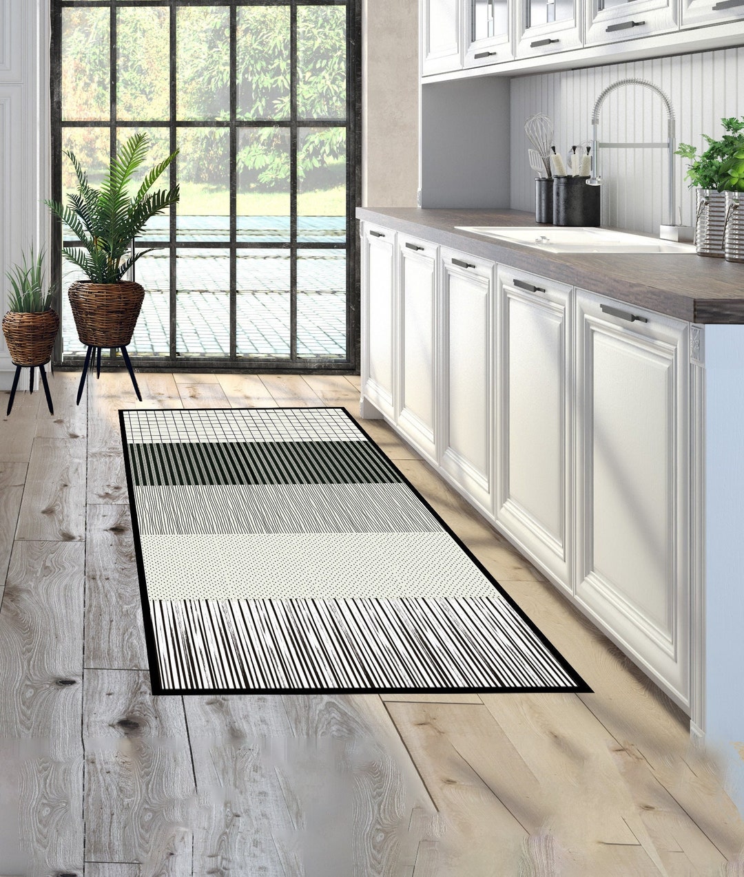 Minimalist Vinyl Mat. Vinyl Mat.runner Vinyl Floor .PVC. Etsy