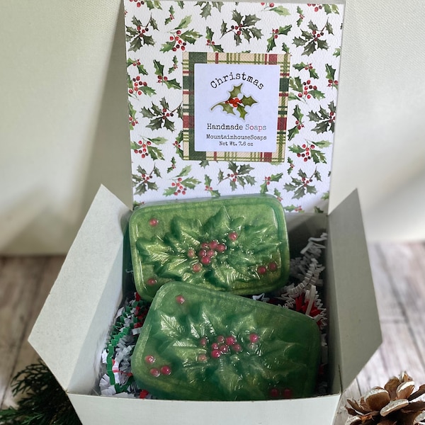 Christmas Soap Etsy