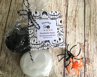 Pumpkin Soap, Pumpkin Soap Favor, Fall Soap, Fall Soap Favor, Autumn Soap, Halloween Soap, Halloween Party Favor