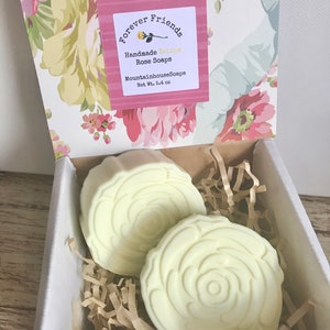 Flower Soap, Gift for Friend, Rose Soap, Yellow Roses, Friendship Gift, Best Friend Gift