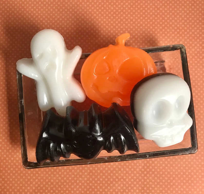 Halloween Soap, Halloween Soap Gift, Pumpkin, Ghost, Skull, Bat Soap, Halloween Party Gift, Fall Soap image 4