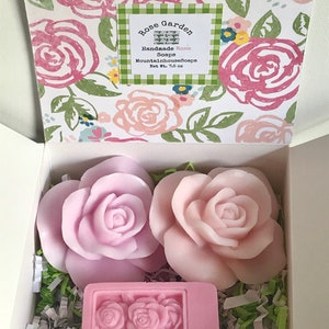 Mother's Day Soap, Mother's Day Gift, Rose Soap, Flower Soap, Gift for Mom, Romantic Gifts for Her, Wedding Soap Gift