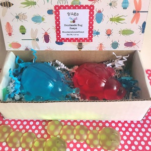 Kid Soap, Bug Soap, Insect Soap, Summer Soap, Thank You Gift, Gift for Gardener, Outdoor Theme Gift