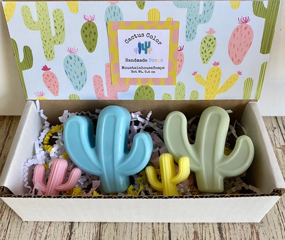 Cactus Soap, Cactus Lover Gift, Desert Theme Gift, Boho Decor, Gift for Her