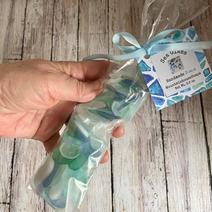 Sea Glass Soap, Beach Soap, Beach House Decor, Summer Soap, Nautical Soap, Beach Theme, Beach Wedding Favor, Guest Soap image 3