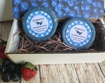 Blueberry Soap, Fruit Soap, Food Soap, Summer Soap, Mom Gift, Gift for Him/Her, Country Theme, Thank You Soap Gift