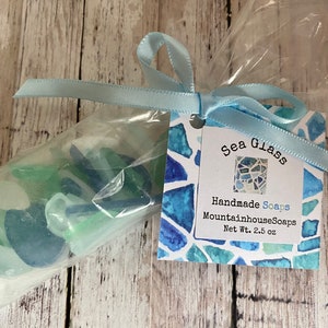 Sea Glass Soap, Beach Soap, Beach House Decor, Summer Soap, Nautical Soap, Beach Theme, Beach Wedding Favor, Guest Soap image 8