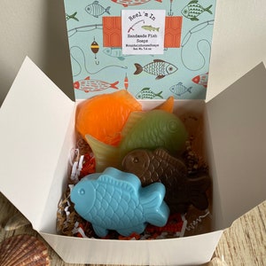 Christmas Soap Gift, Fish Soap, Fish Soap Gift, Summer Soap, Gift for Fisherman, Gift for Him, Kid Soap