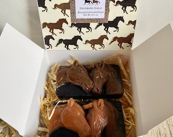 Horse Soap, Horse Soap Gift, Gift for Horse Lovers, Horse Theme Gifts, Animal Soap, Ranch Décor