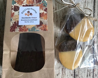 Fall Soap, Acorn Soap, Fall Soap Gift, Autumn Soap, Fall Theme Party Favor, Thanksgiving Soap Gift, Thank You Gift, Hostess Gift