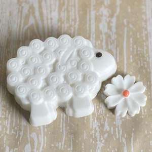 Sheep Soap, Animal Soap, Mom Gift, Spring Soap, Kid Gift image 5