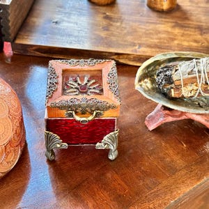 Fire Element Stained Glass Box