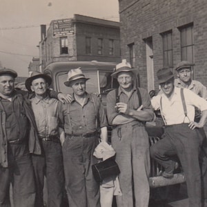 Men in Hats - Original Vintage Photo