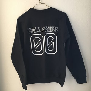 Shamless Lip Gallagher sweatshirt or tshirt black varsity
