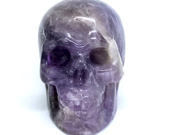 Realistic 2” Gemstone Quality Amethyst Crystal Skull, Home Decor, Gemstone, Carved Crystal