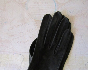 Gants de soirée en daim fin, gants Français formels noirs, petits gants de soirée noirs neufs