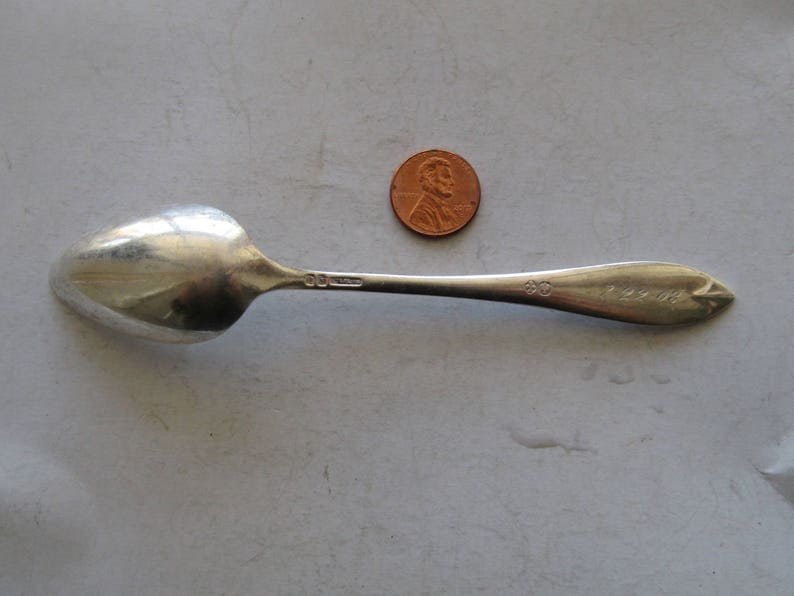 Child/'s Sterling Spoon M monogram