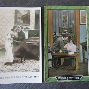 Naughty Postcards, Vintage Pin-ups