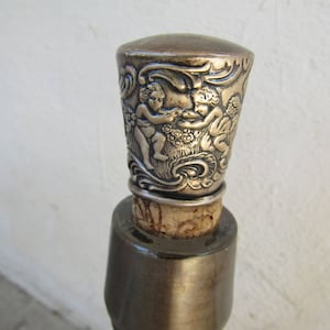 Silver & Glass Bottle