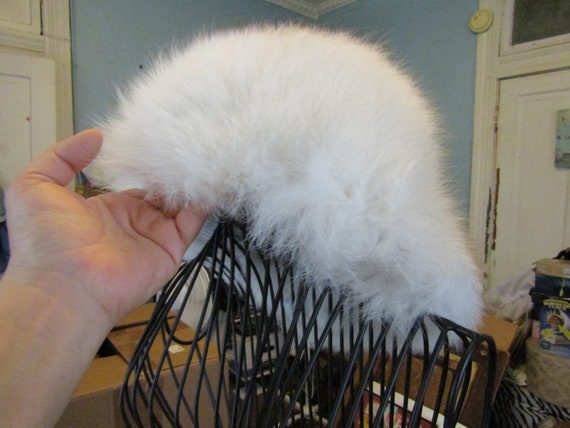 White Fox Fur Hat - image 7