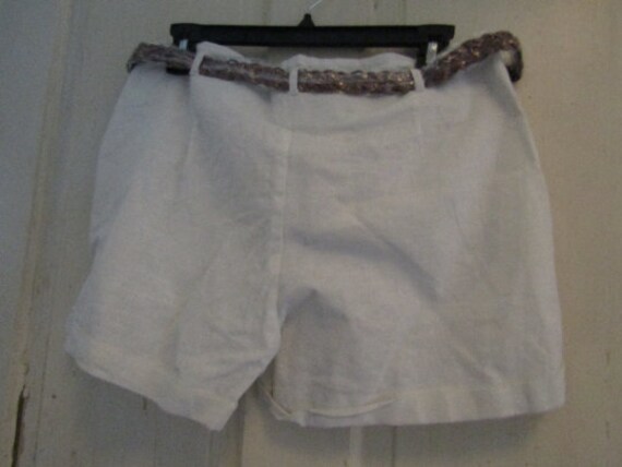 Women's Shorts Sz 10, Size 10 Linen and Cotton Sh… - image 2