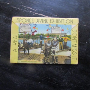 Tarpon Springs Postkarten Pack, Florida Postkarten Pack, Schwamm Tauchen Postkarte, Martha Wshington Stempel