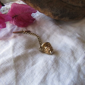Nautical Tie Pin, Sailor Tie Tack, Boating Tie Pin, Dockside Tie Tack, Rope and Piling Tie Pin, Seaman Tie Tack, Shipping Tie Pin, Boat Tie