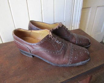 50% OFF - Men's Brown Lace-ups Size 9, Sz 9 Office Shoes, Business Shoes for Men Size 9, Court shoes Sz. 9