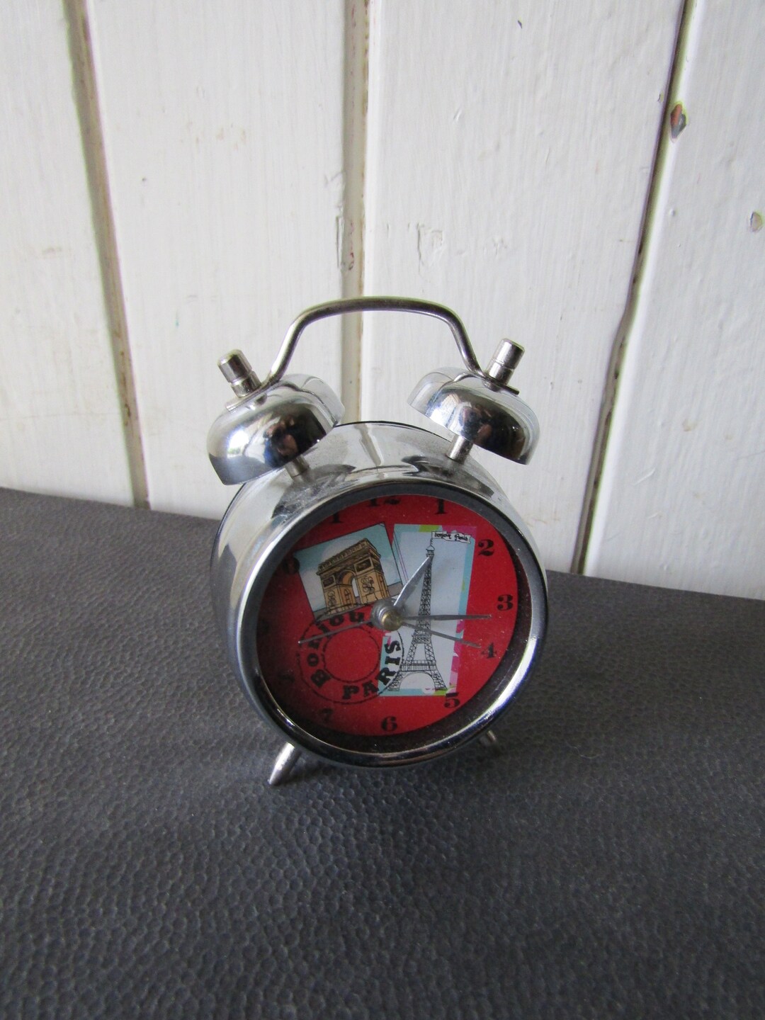 Retro Alarm Clock, French Alarm Clock, Paris Clock, Novelty Clock