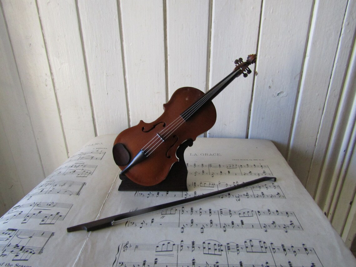 Violin Music Box Antique Reuge Music Box Wooden Reuge Music Etsy