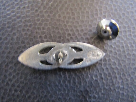 Celtic Tie Tack, Scottish Tie Pin, Large Silver T… - image 2