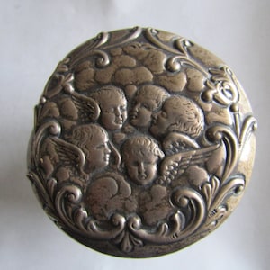 Sterling Crystal Dresser Jar