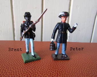 Civil War Cast Iron Figures, Antique Toy Soldiers, Ron Wall Soldiers