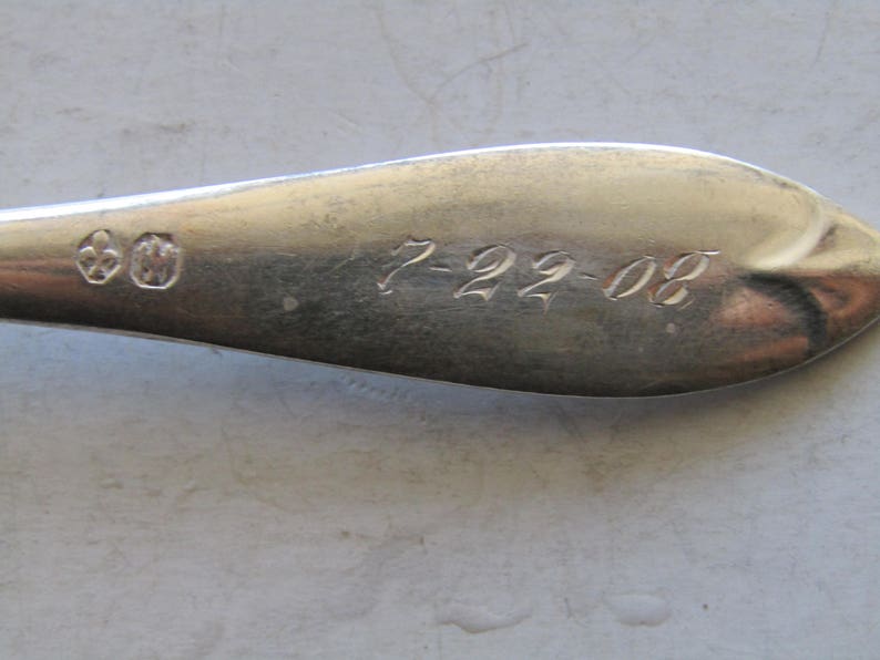 Child/'s Sterling Spoon M monogram