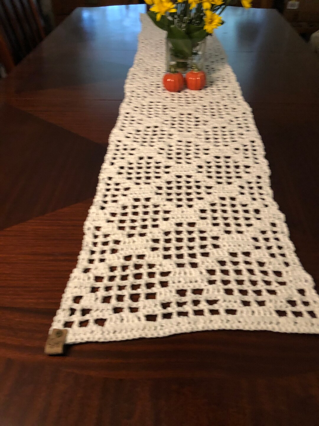 Pattern Only//modern Crochet Table Runner Pattern,farmhouse Chic Table Runner Pattern, Tapete