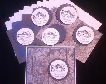 Masculine Handmade Greeting Card Making Kit With Envelopes: DIY Craft Kit (6 Cards)