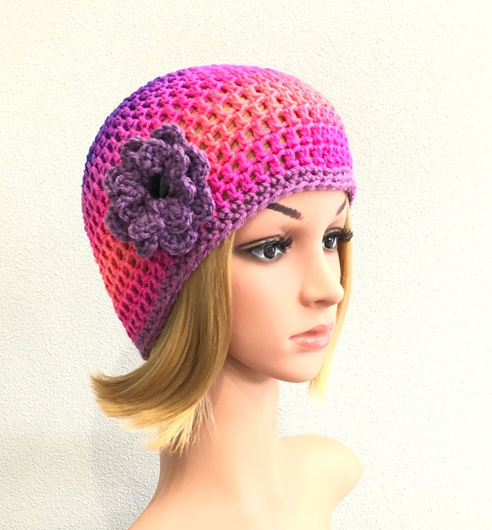 Spring summer skull cap hat spring summer womens beanie Etsy