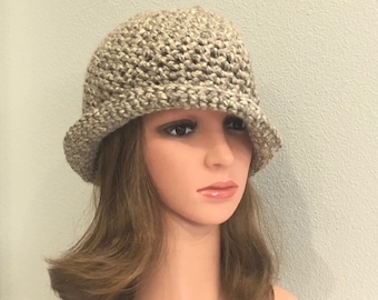 Everitt Purple Chenille Knit Cloche Hat WPL 7647 Ladies  display picture 2