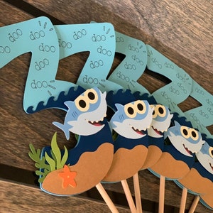 Shark Centerpieces, Shark Birthday, Baby Decor