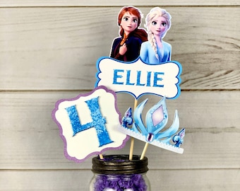 Frozen Centerpieces, Frozen Birthday Party, Frozen Theme Party, Frozen Decorations - 4 Sets