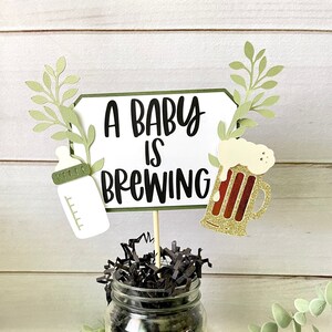 Baby is Brewing Centerpieces, Baby is Brewing Decorations, Baby Shower Centerpieces, Baby Shower Decor image 3