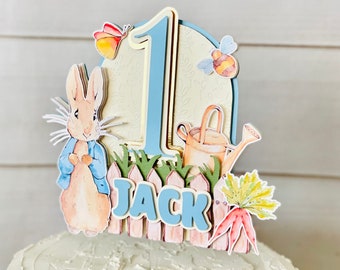 Peter Rabbit Cake Topper, Peter Rabbit Decor