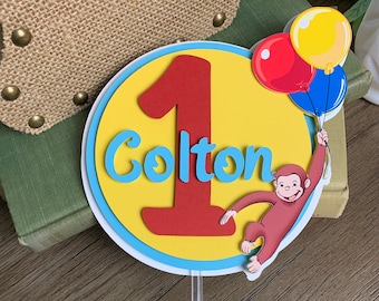 Curious George Cake Topper - Etsy