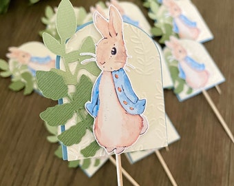 Peter Rabbit Cupcake Toppers, Peter Rabbit Decor, Peter Rabbit Party
