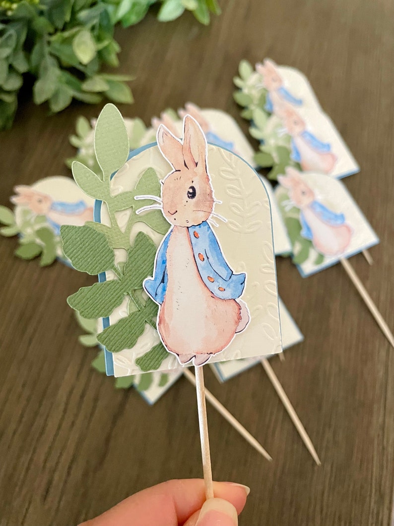 Peter Rabbit Cupcake Toppers, Peter Rabbit Decor, Peter Rabbit Party - Etsy