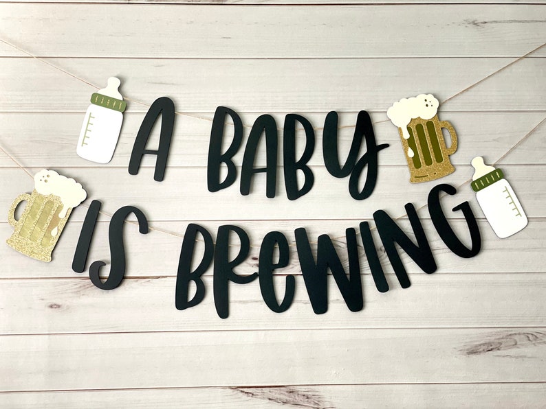 Baby is Brewing Centerpieces, Baby is Brewing Decorations, Baby Shower Centerpieces, Baby Shower Decor image 6