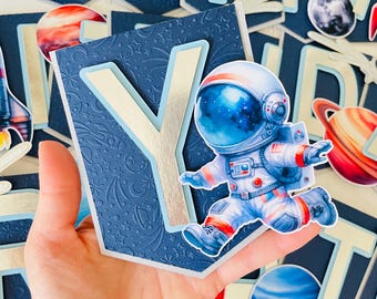 Space Birthday, Space Birthday Banner, Out of this World Theme, Astronaut Party