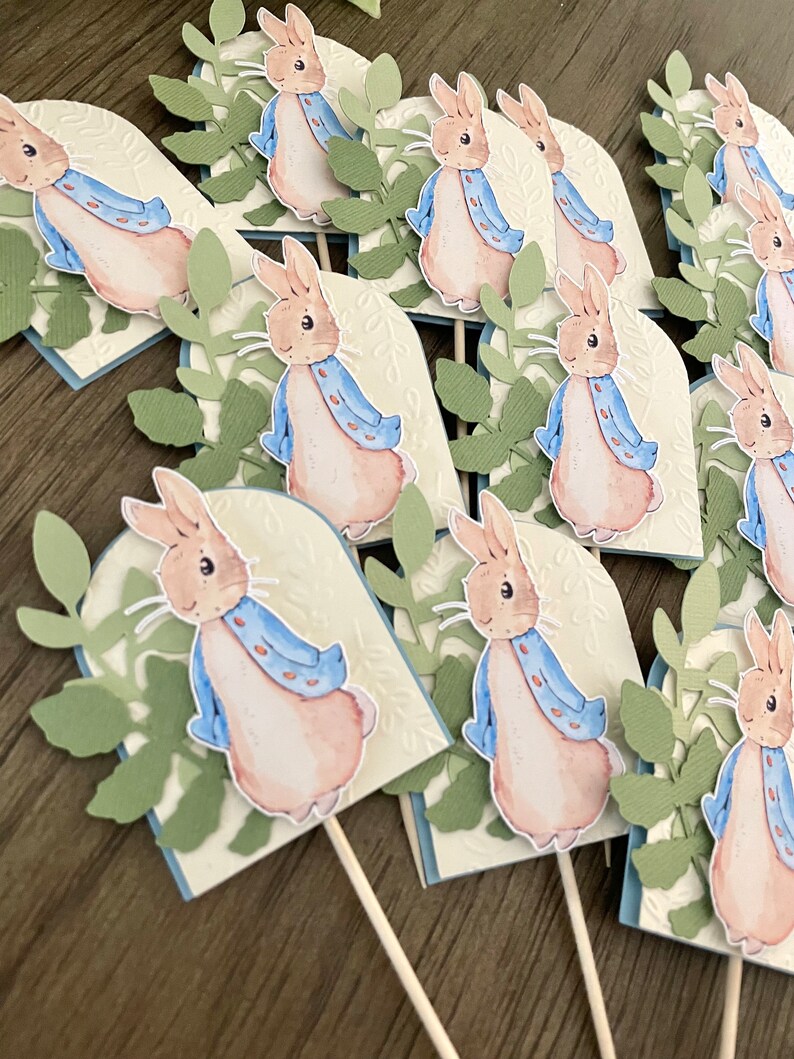 Peter Rabbit Cupcake Toppers, Peter Rabbit Decor, Peter Rabbit Party - Etsy